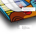 Tablou decorativ, CAM4011_7070, Dimensiune: 70 x 70 cm, Multicolor