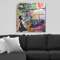 Tablou decorativ, CAM4124_7070, Dimensiune: 70 x 70 cm, Multicolor