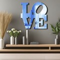 Oglinda decorativa, Ozgl506, Partea de jos: 100% EVA (Grosime: 10 mm, Albastru