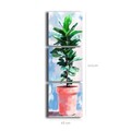 Tablou decorativ (3 Pieces), 3P4545BSRC-003, Cadru: 100% PIN (Grosime: 2,8 mm, Multicolor