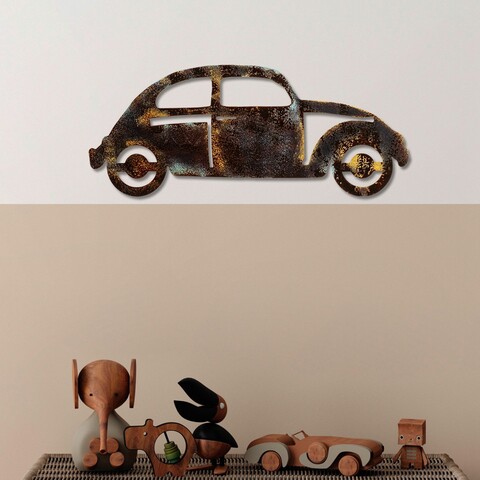 Decoratiune de perete, Car 18, Lățime: 50 cm Înălțime: 20 cm Adâncime: 1,5 cm, Multicolor