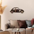 Decoratiune de perete, Car 18, Lățime: 50 cm Înălțime: 20 cm Adâncime: 1,5 cm, Multicolor