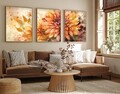 Tablou decorativ (3 Pieces), Huhu220, Lemn masiv (Grosime: 2,5 cm, Multicolor