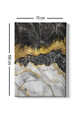 Tablou decorativ, Kanvas Tablo (70 x 100), Lemn (Grosime: 3 cm, Multicolor