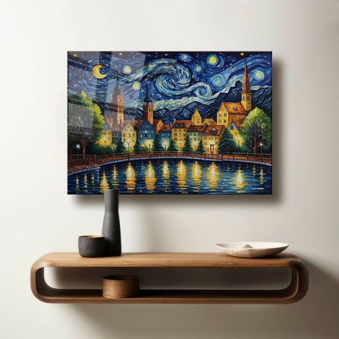 Tablou decorativ, Camtbl-041, 50 x 70 cm, Multicolor