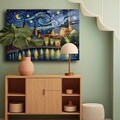 Tablou decorativ, Camtbl-041, 50 x 70 cm, Multicolor