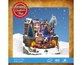 Decoratiune luminoasa Village w train, Lumineo, 4 LED-uri, 27x28.5x26 cm, polyston, multicolor
