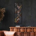 Decoratiune de perete, Tavus 2, Dimensiuni: 32 x 90 x 4 cm, Multicolor