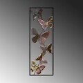 Decoratiune de perete, Tavus 2, Dimensiuni: 32 x 90 x 4 cm, Multicolor