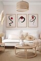 Tablou decorativ (3 Pieces), Ersydata6-5070, MDF, Multicolor
