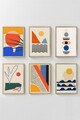 Tablou decorativ (6 Pieces), Artsycllct11, MDF, Multicolor