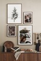 Set 4 tablouri decorative, Nwyearmdl1, MDF, Multicolor