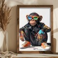 Tablou decorativ, AI163, Cadru: 100% MOLID, Multicolor