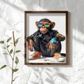 Tablou decorativ, AI163, Cadru: 100% MOLID, Multicolor