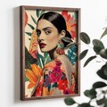 Tablou decorativ, TUN022-XL, Lemn, Multicolor