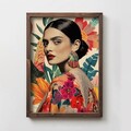 Tablou decorativ, TUN022-XL, Lemn, Multicolor