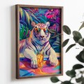 Tablou decorativ, TUN105-XL, Lemn, Multicolor