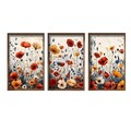 Tablou decorativ (3 Pieces), GE258-L, Lemn, Multicolor
