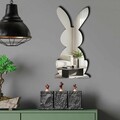 Oglinda decorativa, EAS005SILVER, Partea de jos: 100% EVA (Grosime: 10 mm, Argintiu