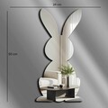 Oglinda decorativa, EAS005SILVER, Partea de jos: 100% EVA (Grosime: 10 mm, Argintiu