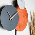 Ceas de perete, Pavimento, ø48 cm, Negru/Cupru