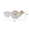 Ceas de perete, Maxico, Diametru: 75 cm, Verde / Maro / Albastru
