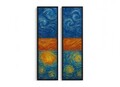 Tablou decorativ (2 Pieces), Huhu747, Aluminiu, Multicolor