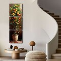 Tablou decorativ (3 Pieces), 3P4545BSRC-006, Cadru: 100% PIN (Grosime: 2,8 mm, Multicolor