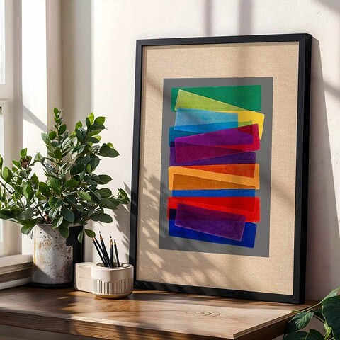 Tablou decorativ, SC11376_5070, Dimensiuni: 54 x 74 cm, Multicolor
