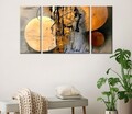 Tablou decorativ (3 Pieces), MXC10, Lemn (Grosime: 2 cm, Multicolor