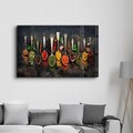 Tablou decorativ, CAM-5027, Dimensiuni: 70 x 110 cm, Multicolor