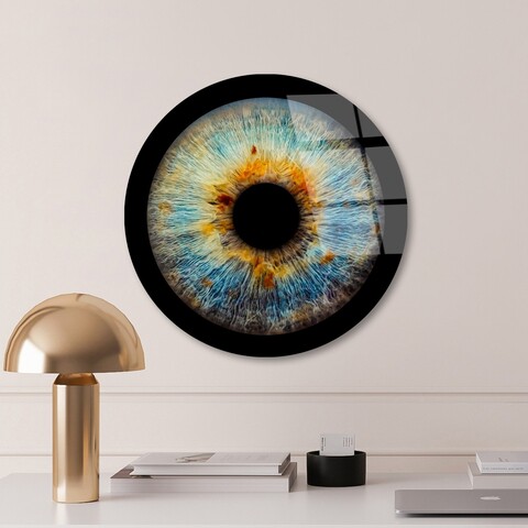 Tablou decorativ, UV-1158, ø30 cm, Multicolor