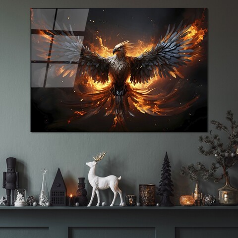 Tablou decorativ, UV-1170, 70 x 100 cm, Multicolor