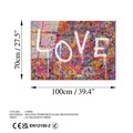Tablou decorativ, UV-740 70 x 100, 70 x 100 cm, Multicolor