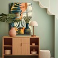 Tablou decorativ, Camtbl-061, 50 x 70 cm, Multicolor