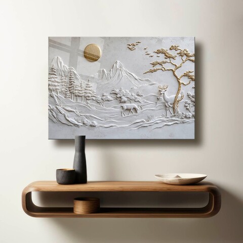 Tablou decorativ, Camtbl-077, 50 x 70 cm, Multicolor