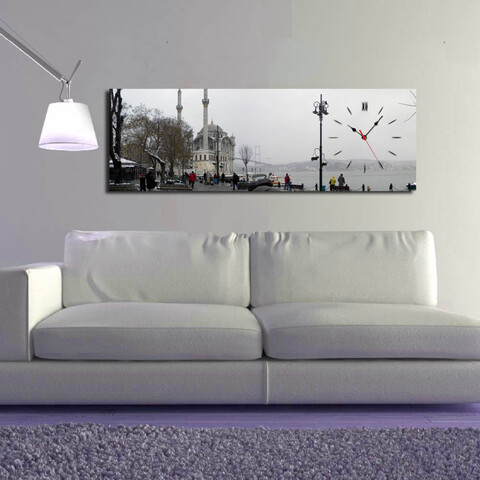 Ceas de perete, 3090CS-11, 30 x 90 cm, Multicolor