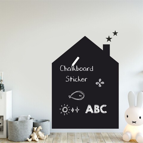 Sticker decorativ, MY-00101, Autocolant tablă, Negru
