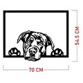 Decoratiune de perete, Enzo 7054, Dimensiune: 70 x 54 cm, Negru
