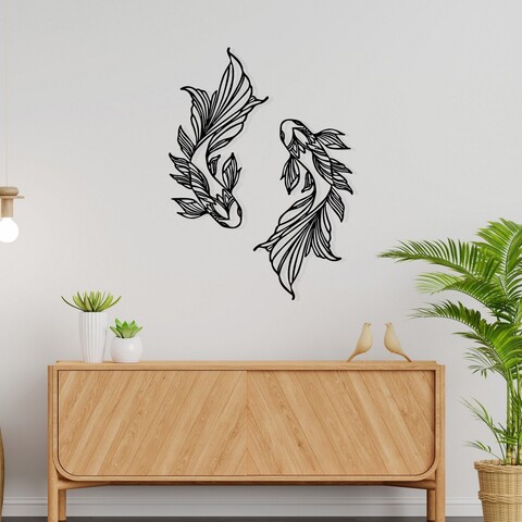 Decoratiune de perete, Verano, Dimensiuni: 65 x 94 cm, Negru
