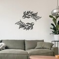 Decoratiune de perete, Verano, Dimensiuni: 65 x 94 cm, Negru