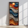 Tablou decorativ, LONG031-S/120-40, Imprimat UV, Multicolor