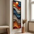 Tablou decorativ, LONG031-S/120-40, Imprimat UV, Multicolor