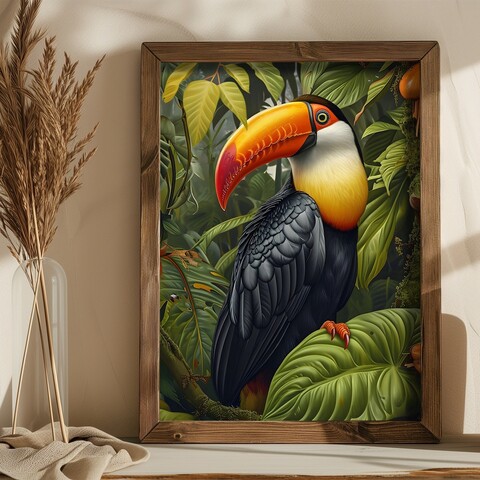 Tablou decorativ, AI190, Cadru: 100% MOLID, Multicolor