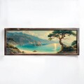 Tablou decorativ, EMR049, Lemn, Multicolor