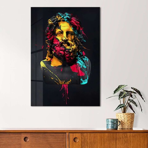 Tablou decorativ, Hhlzvh011, 30 x 40 cm, Multicolor