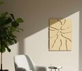 Tablou decorativ, Midas, Dimensiuni: 45 x 68 cm, Auriu