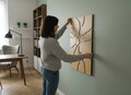 Tablou decorativ, Midas, Dimensiuni: 45 x 68 cm, Auriu