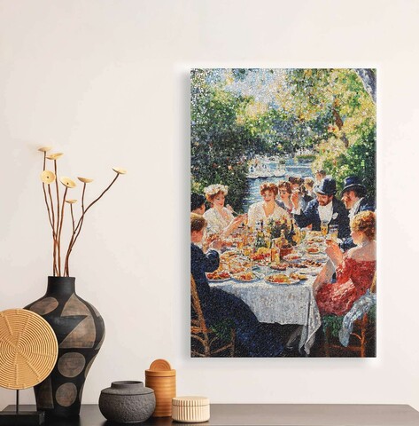 Tablou decorativ, YNS-1001-45 x 70, Lemn, Multicolor