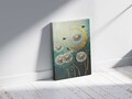 Tablou decorativ, YNS-1036-70 x 100, Lemn, Multicolor